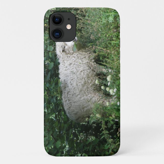 11 Cute blanc coque iphone de mouton (Dos)