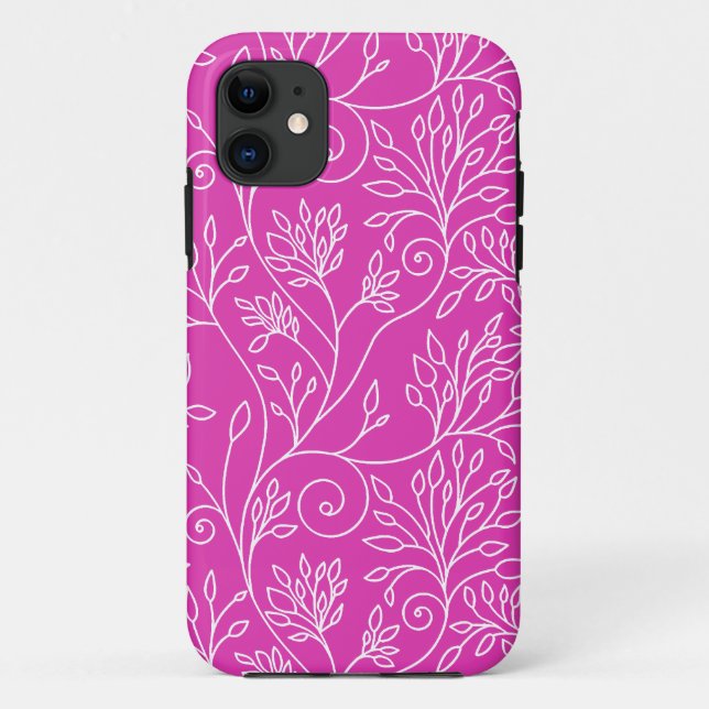 11 Élégant iPhone rose floral 5 Coque (Dos)