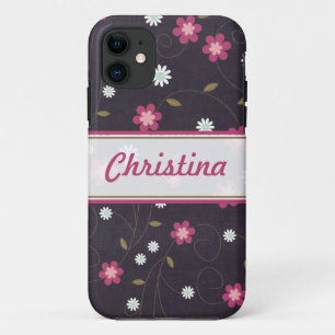 11 Fleurs roses iPhone 5 Mate à peine là™ Coque