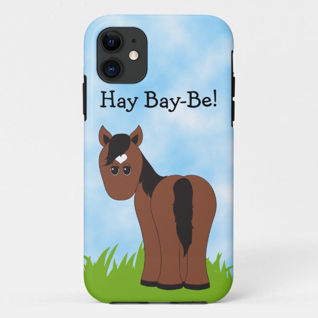 11 Hay Bay-Be Horse iPhone 5 Coque (Dos)