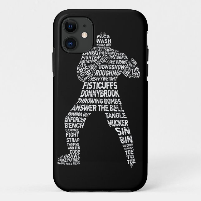 11 Hockey Enforcer Goon iPhone 5 Coque (Dos)