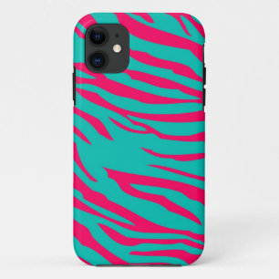 11 Hot rose Zebra iPhone 5 Mate à peine là™ Coque