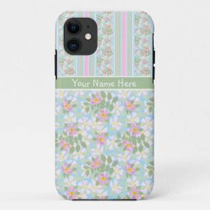 11 iPhone 5/5s Coque-Mate Coque Dogroses roses, Strip