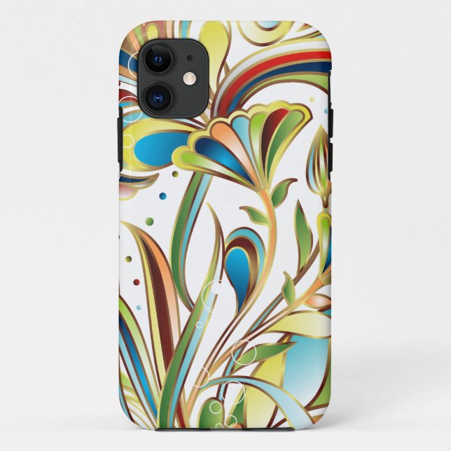 11 iPhone Floral 5 Coque tendance (Dos)