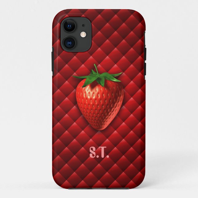 11 iPhone fraise 5 Coque (Dos)