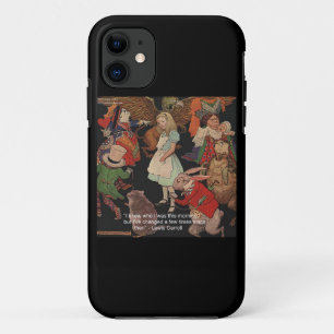 11 Lewis Carroll & Changed Mind Quote iPhone 5 Coque