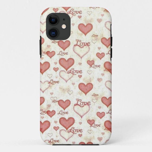 11 Love Hearts coque iphone (Dos)