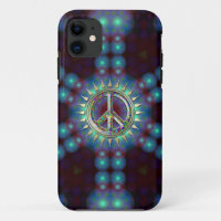 LumiBlue Super de la paix Signé iPhone 5 Coque