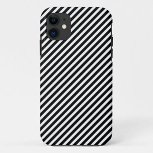 11 Noir et blanc Striped iPhone 5 Coque