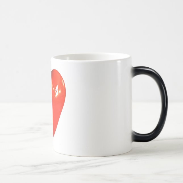 11 onces - Tasse Morphing de "coeur" (Droite)