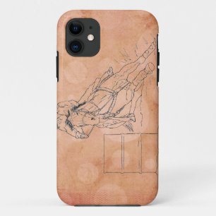 11 Orange Circles Barrel Racer ~ iPhone 5/5S Coque