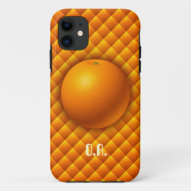 11 Orange iPhone 5 Coque (Dos)
