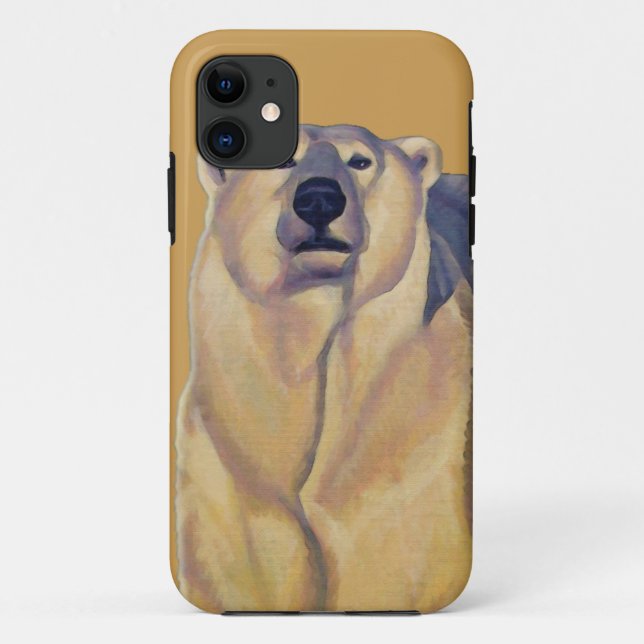 11 Ours polaire IPhone 5 Coque Faune Art Ours Cadeaux (Dos)