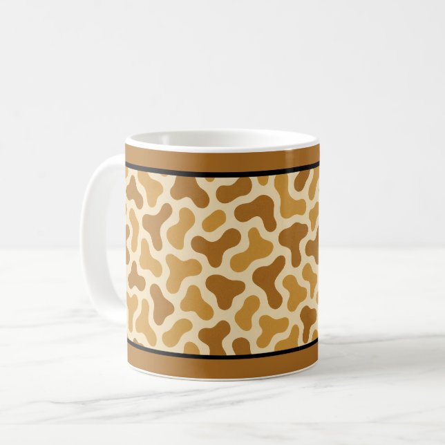  11 OZ. MUG CAFÉ - "AFRICA IMPRIMER" (Devant gauche)