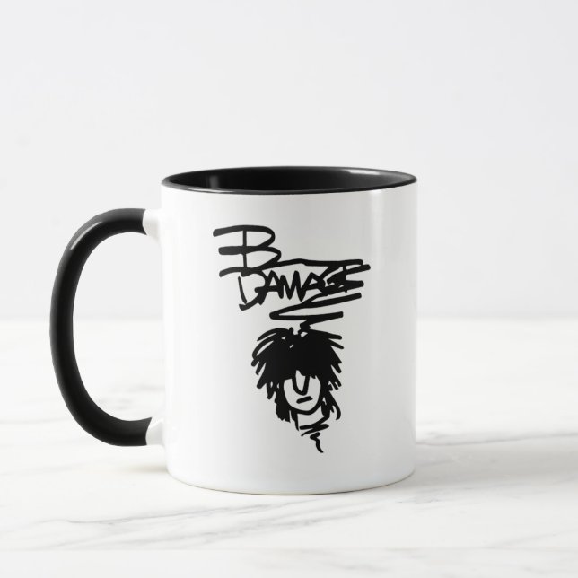  11 oz. Mug de café officiel Brian "Damage" (Gauche)
