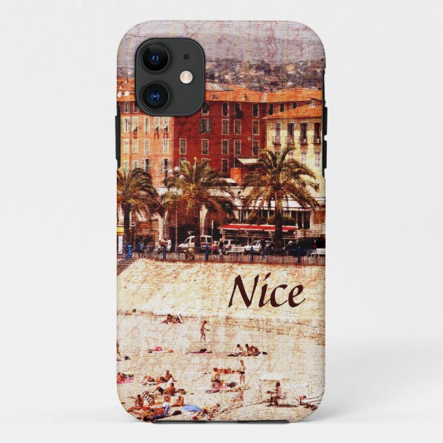 11 Plage gentille, coque iphone de la Provence (Dos)