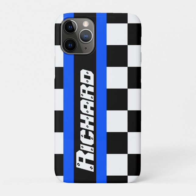 11 Pro Emballage du coque iphone de nom de drapeau (Dos)