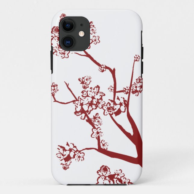 11 Red Cherry Blossom iPhone 5 Coque (Dos)