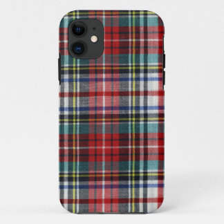 11 Red Winter Noël Plaid iPhone 5 Coque