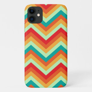 11 rétro motif de Chevron de zigzag de coque iphone