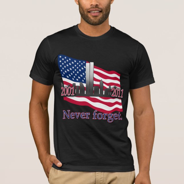 11 septembre 10 T-shirt d'anniversaire d'année (Devant)