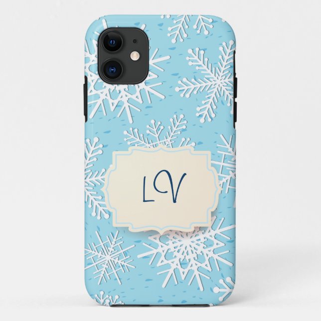 11 Snowflakes, iPhone 5 coque (Dos)