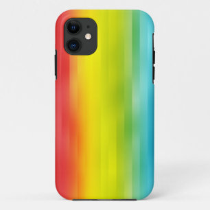 11 Stripes arc-en-ciel coloré iPhone 5/5S Coque