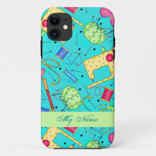 11 Turquoise Couture Art Personnalisé iPhone 5 Coque