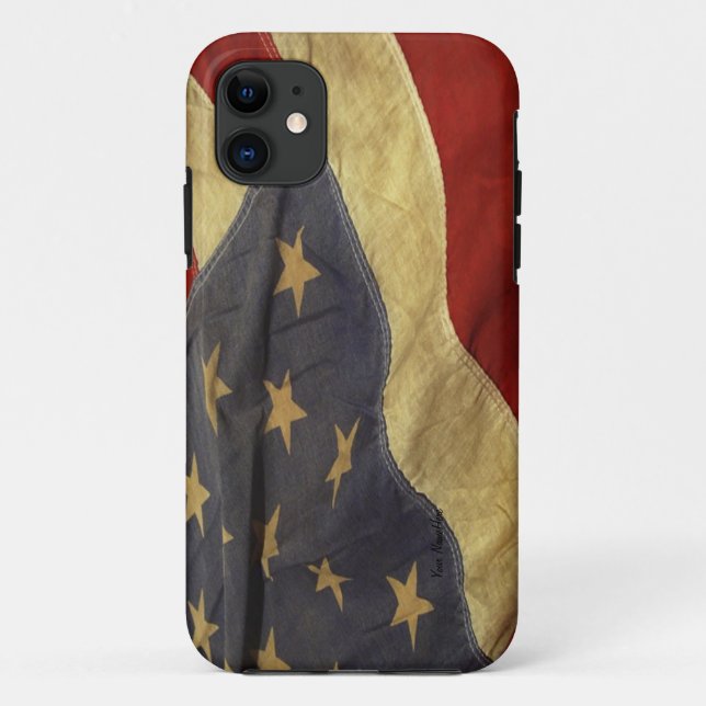 11 Un drapeau américain Coque personnel iPhone 5 (Dos)