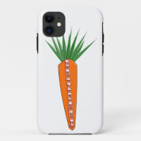 Une carotte pour le coque iphone des rennes de Noë
