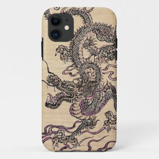 11 Vintage japonais Dragon Imaginaire coque iphone d'