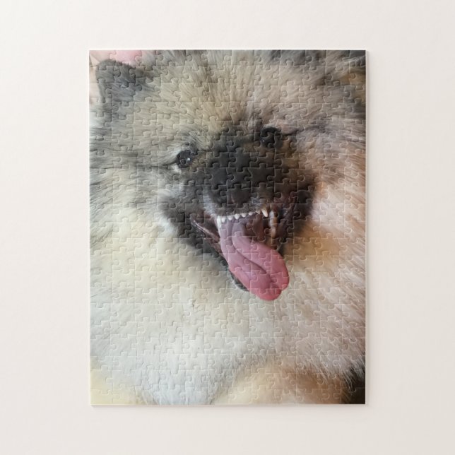 11" x 14" le puzzle 252 de Keeshond rapièce (Vertical)