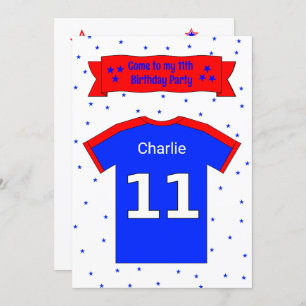 11e anniversaire invitation personnalisée