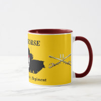 11ème ACR M48A3 Patton et tasse croisée de sabres