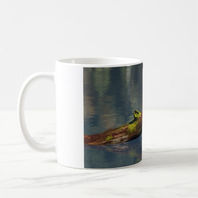 11oz mug with "Rebirth (Green)" image (Gauche)