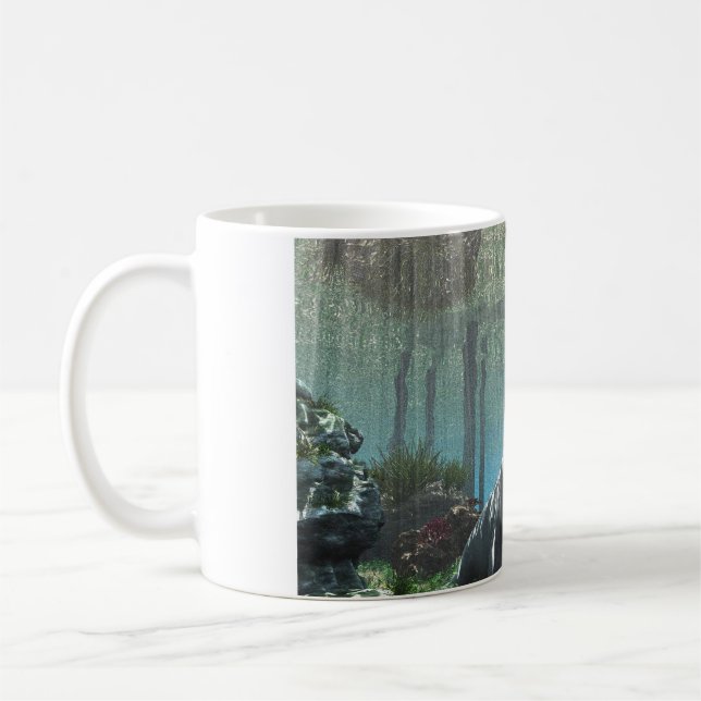 11oz mug with "Seal Pup" image (Gauche)