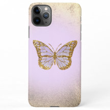 coque iphone de conception papillon lavande