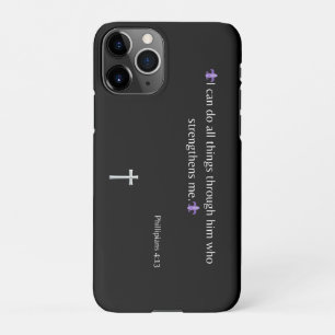 11Pro Philippiens 4:13 Bible Verse iPhone / coque ipad
