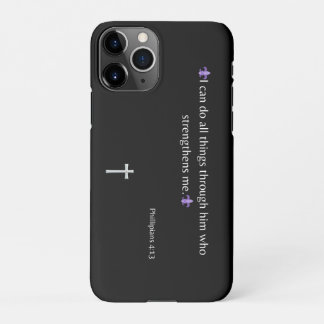 11Pro Philippiens 4:13 Bible Verse iPhone / coque ipad