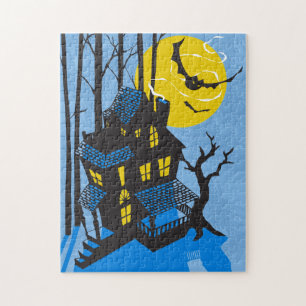 11x14 Haunted House Puzzle pour les personnes aveu