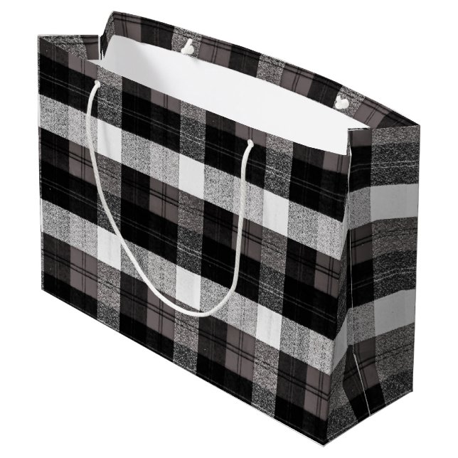 12,5lx4wx9h Grand sac cadeau XMAS Camion Buffalo P (Dos Angle)