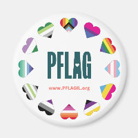 12 Aimant en PFLAG du cercle des coeurs