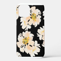 Aquarelle de pivoine fleurit sur le coque iphone d