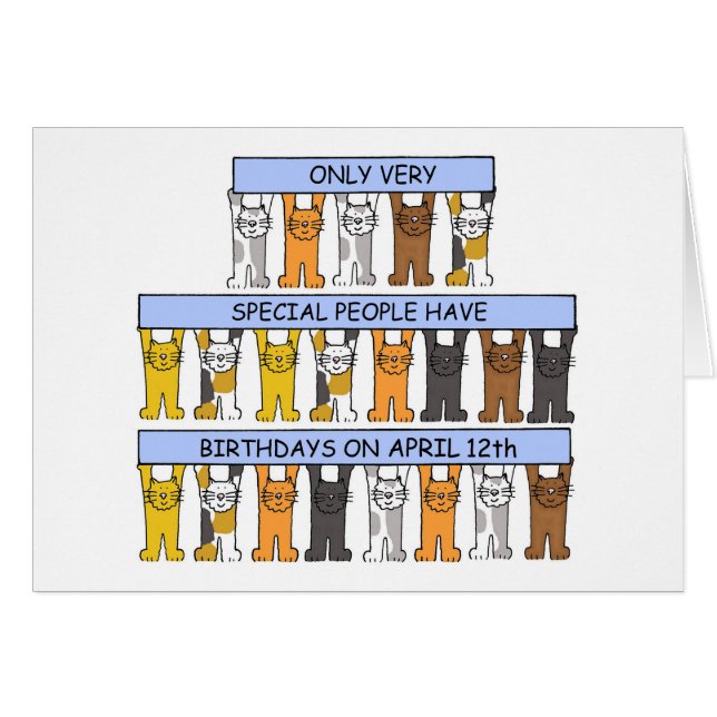 12 avril Cartoon Cats (Devant horizontal)