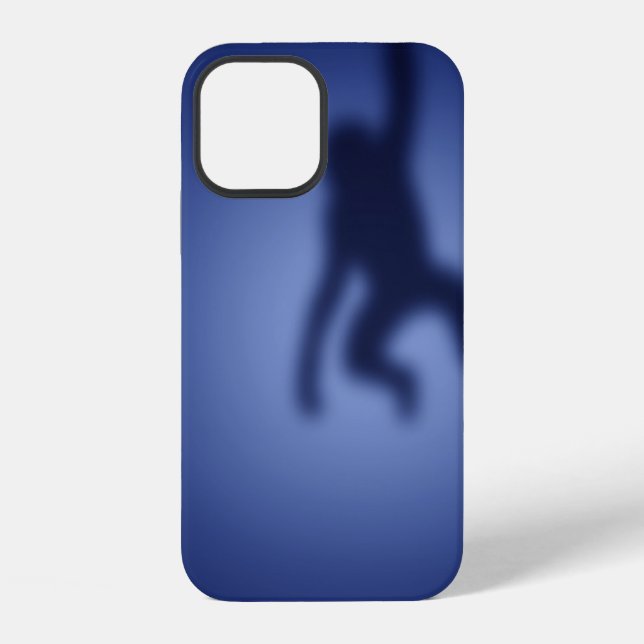12 Coque de silhouette de singe-coque iphone (Verso)