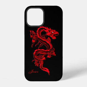 12 Coque iphone coque iphone personnalisé Red Dragon