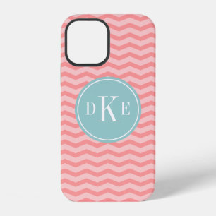 12 Coque iphone monogramme turquoise 3 lettres