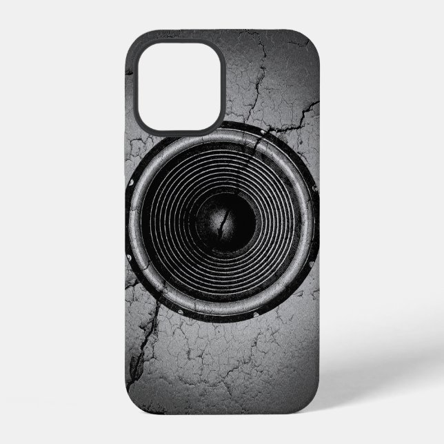 12 Enceinte sur un mur fissuré Coque iPhone Case-Mate (Verso)
