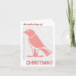 12 Jours De Noël Mot Recherche Carte 2