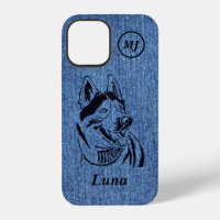 Magnifique coque iPhone personnalisable Husky sibé